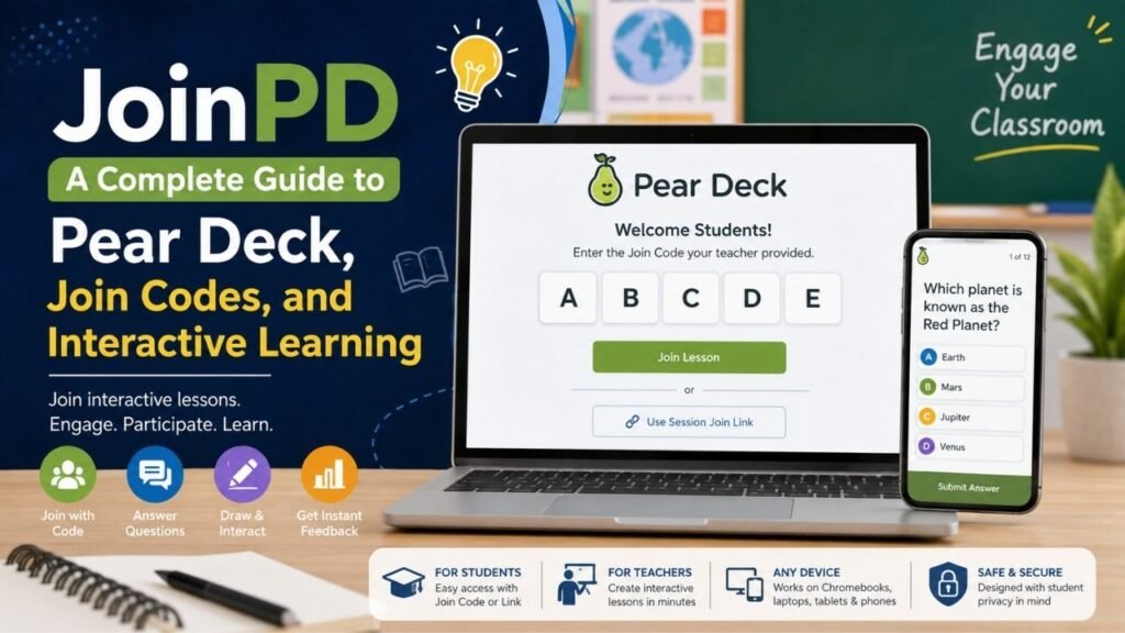 JoinPD: A Complete Guide to Pear Deck, Join Codes, and Interactive Learning